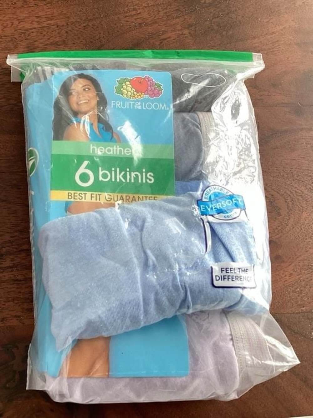 Fruit of the Loom Bikini Pack of 6 - Multiple Colors - NIP - SIZE 8